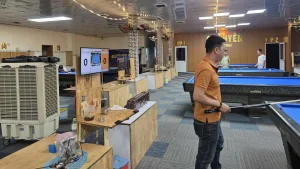 CLB G-Nguyễn Billiards đã chính thức lắp đặt hệ thống bảng điểm thông minh BigScore.